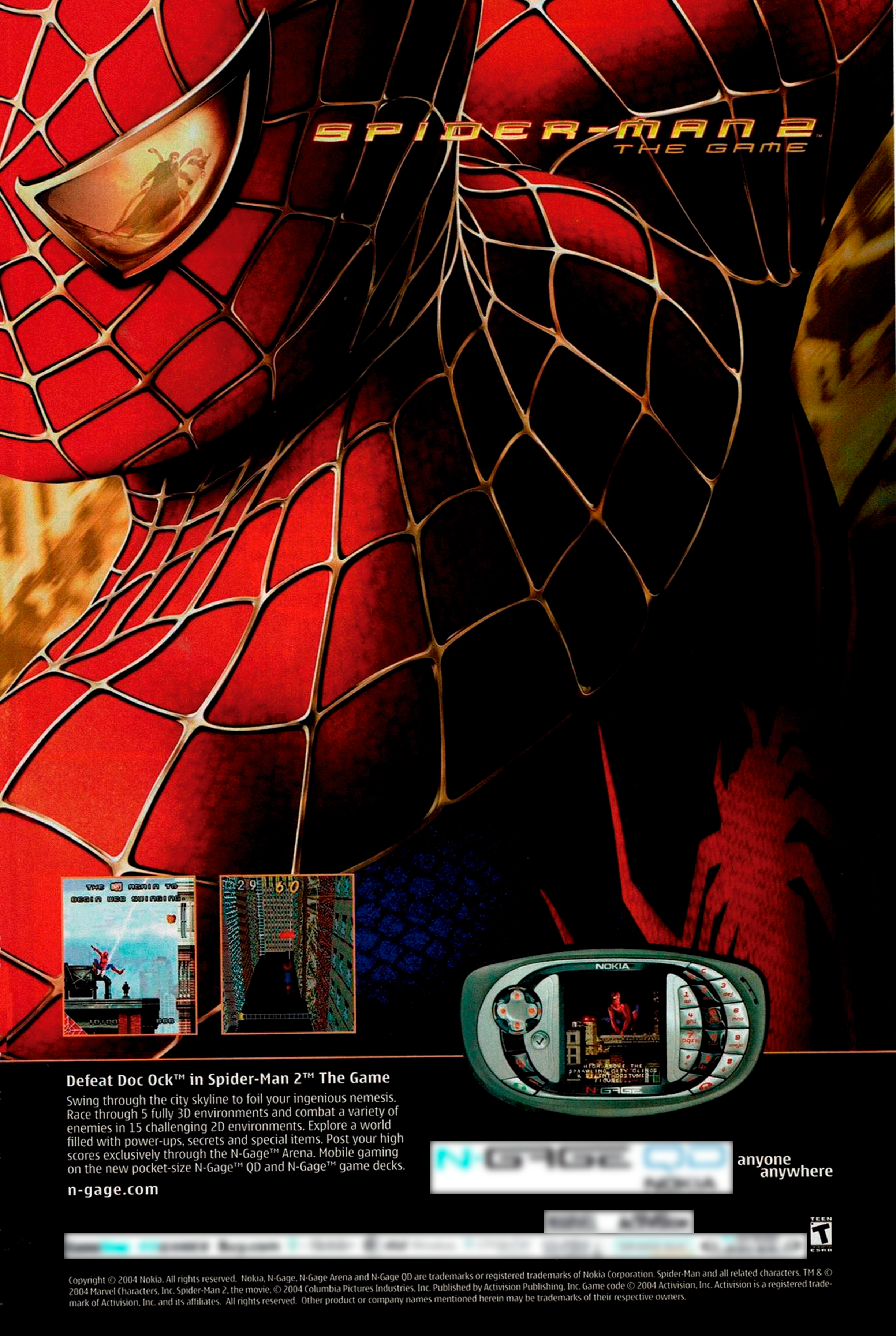 SPIDER-MAN 2 THE GAME - 2004