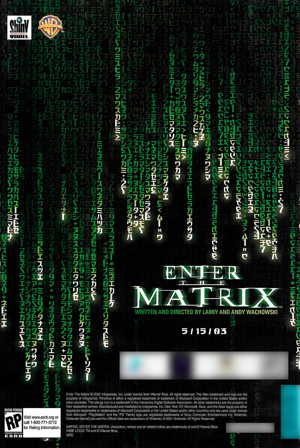 ENTER THE MATRIX - 2003