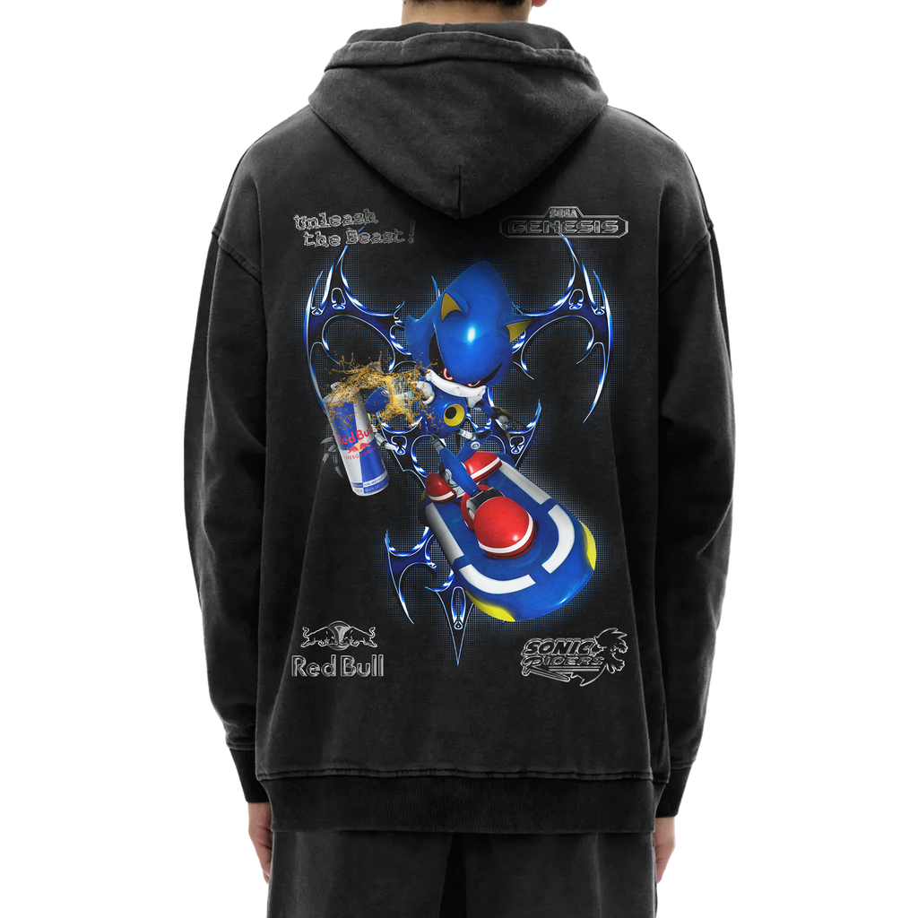 METAL SONIC X REDBULL HOODIE