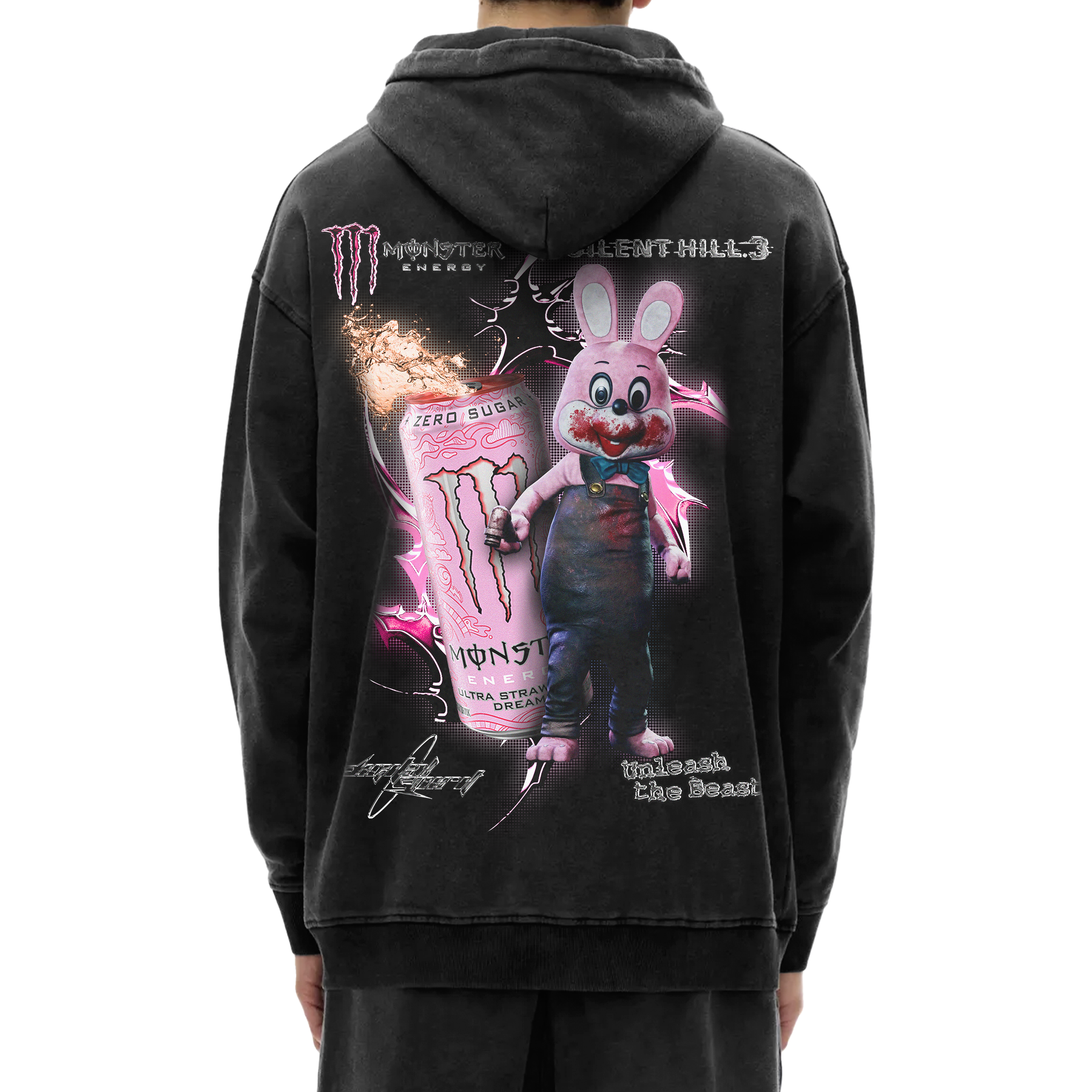 ROBBIE THE RABBIT X MONSTER HOODIE