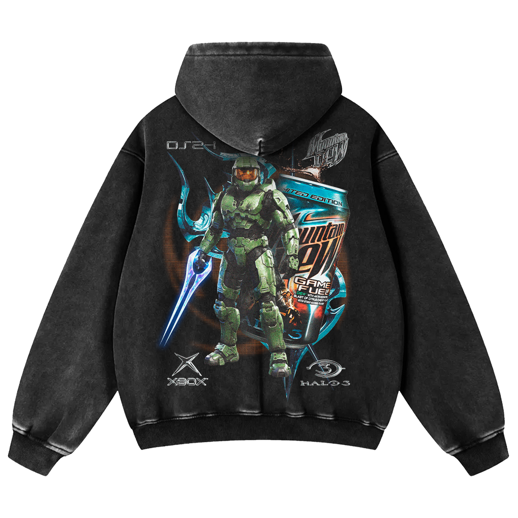 MASTER CHIEF X MOUNTAIN DEW HOODIE