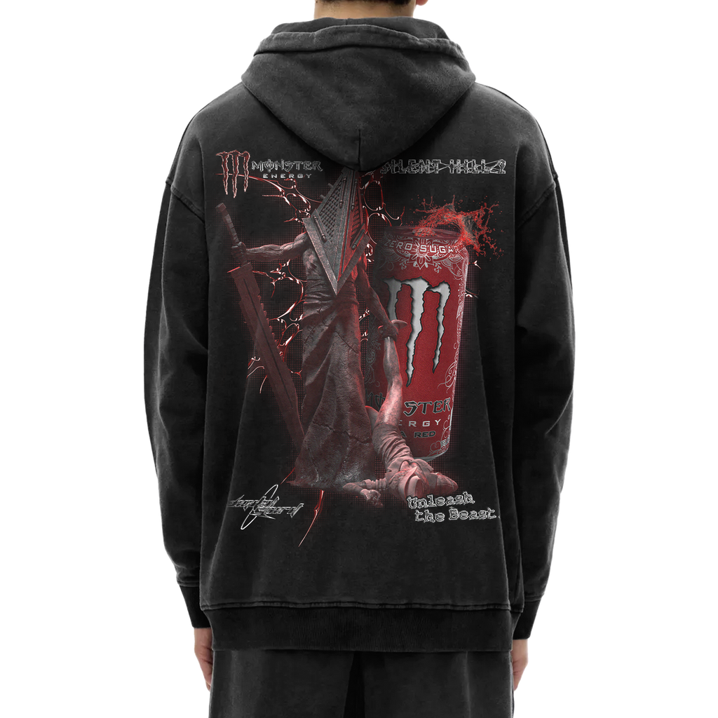 PYRAMID HEAD X RED MONSTER HOODIE