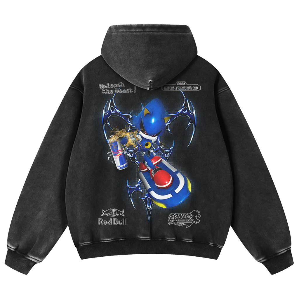 METAL SONIC X REDBULL HOODIE