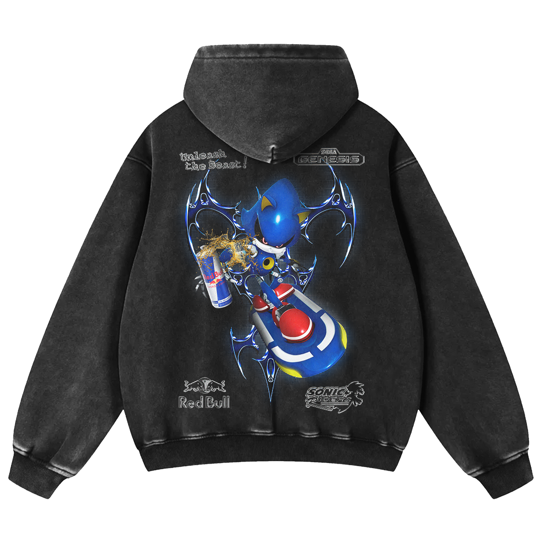 METAL SONIC X REDBULL HOODIE