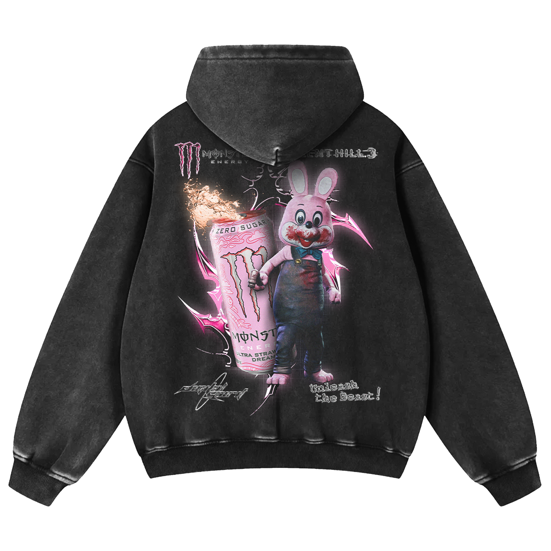 ROBBIE THE RABBIT X MONSTER HOODIE