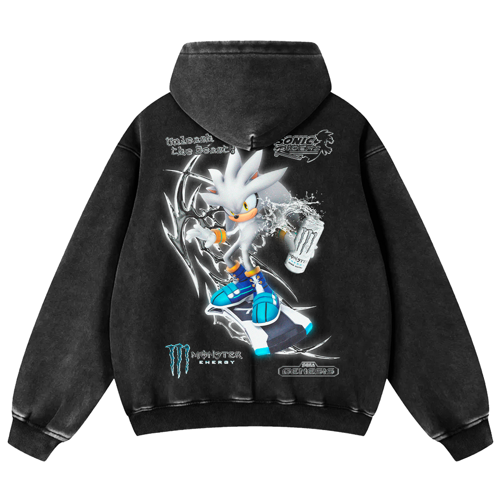 SILVER X MONSTER HOODIE