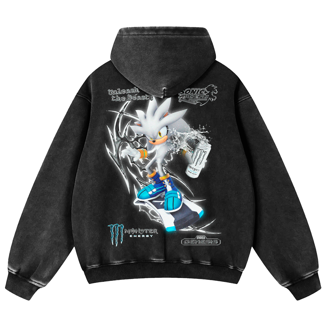 SILVER X MONSTER HOODIE