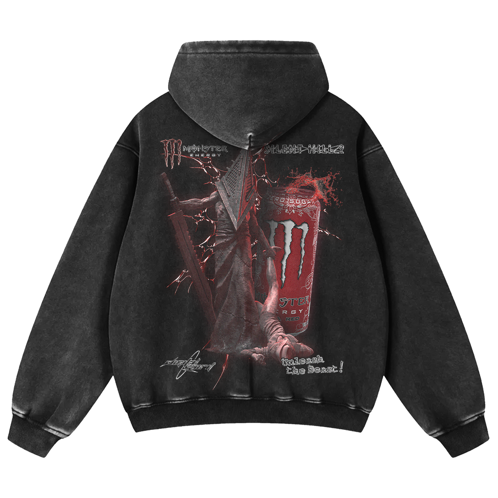 PYRAMID HEAD X RED MONSTER HOODIE