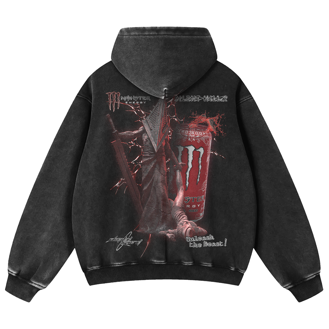 PYRAMID HEAD X RED MONSTER HOODIE