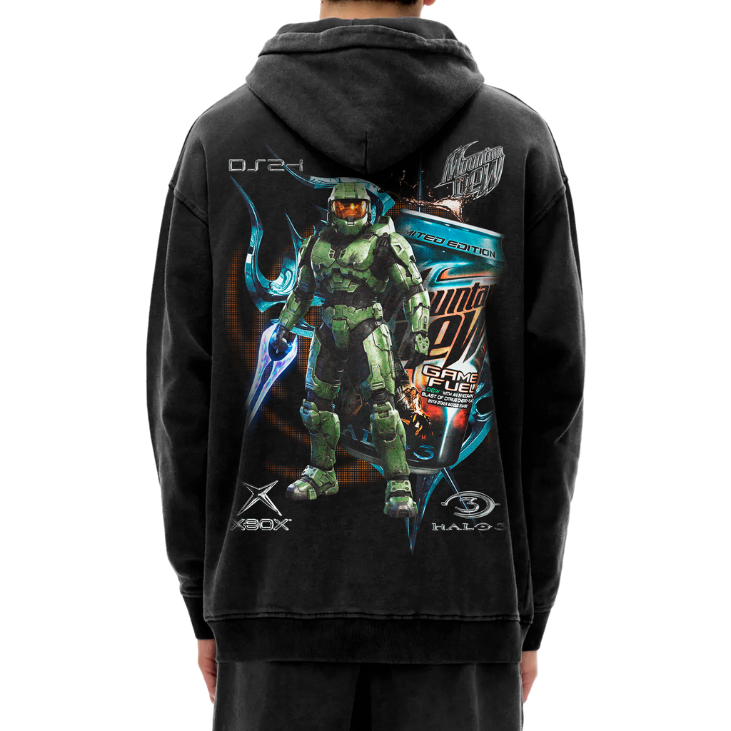 MASTER CHIEF X MOUNTAIN DEW HOODIE