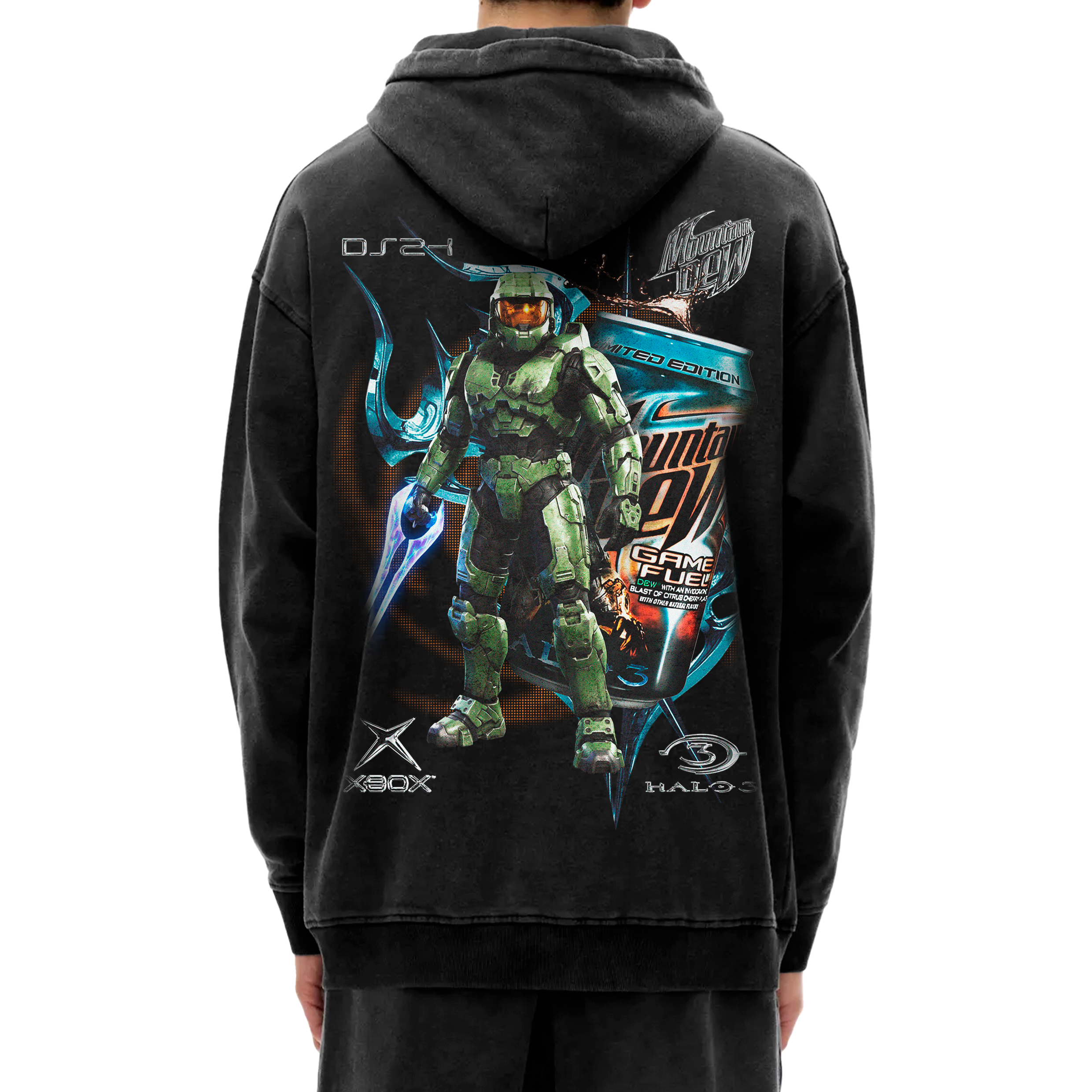 MASTER CHIEF X MOUNTAIN DEW HOODIE