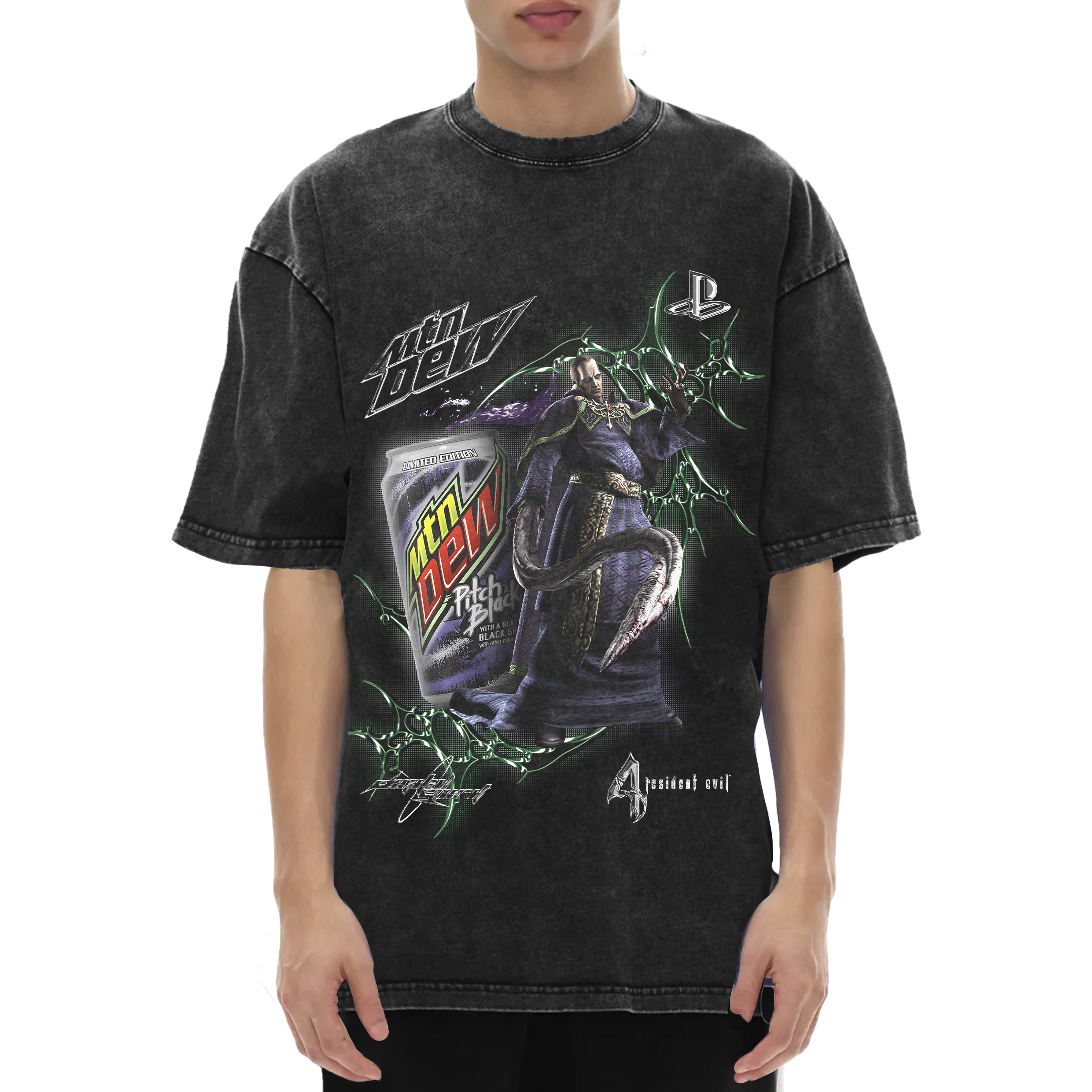 OSMUND SADDLER  X MOUNTAIN DEW T-SHIRT