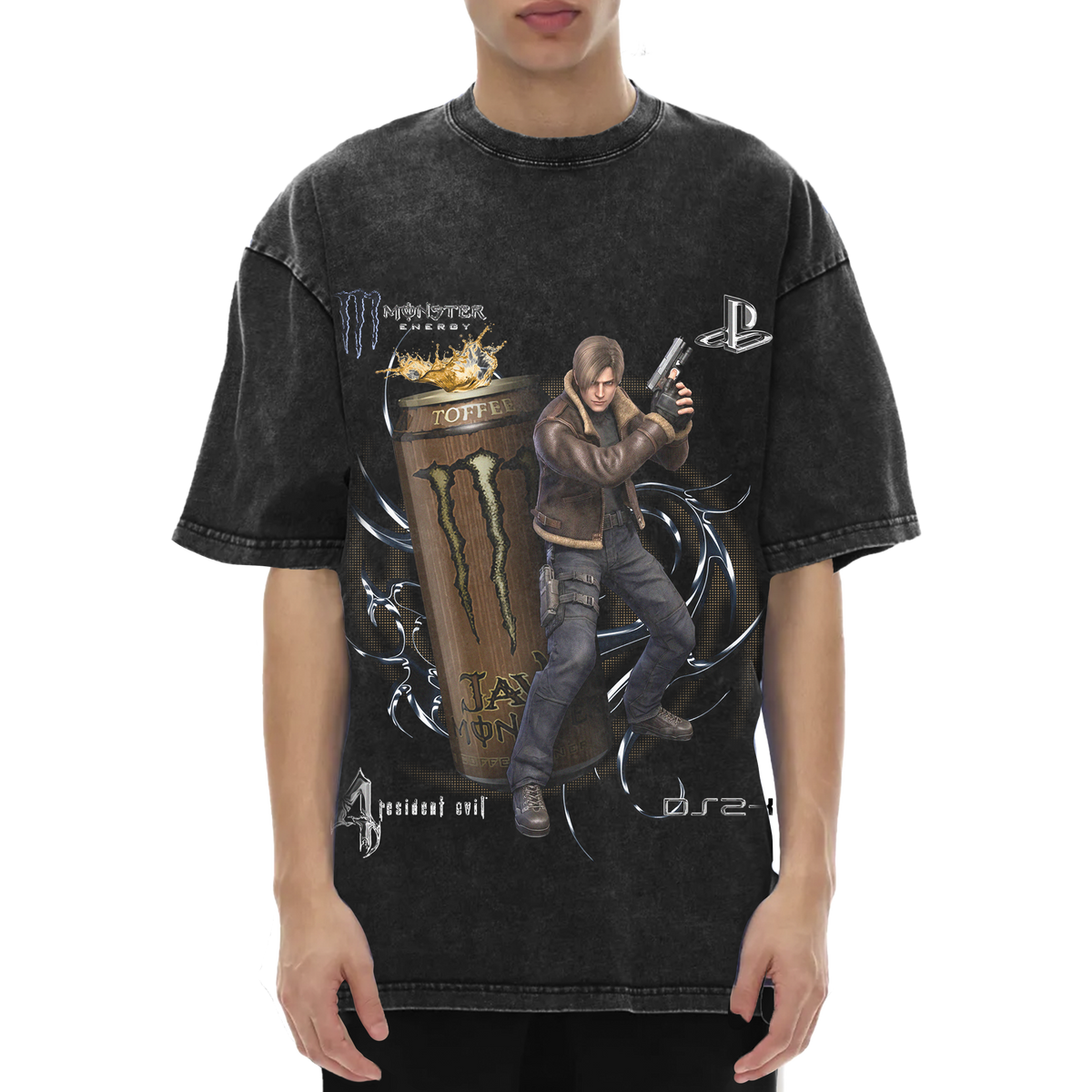 LEON S. KENNEDY X MONSTER SHIRT