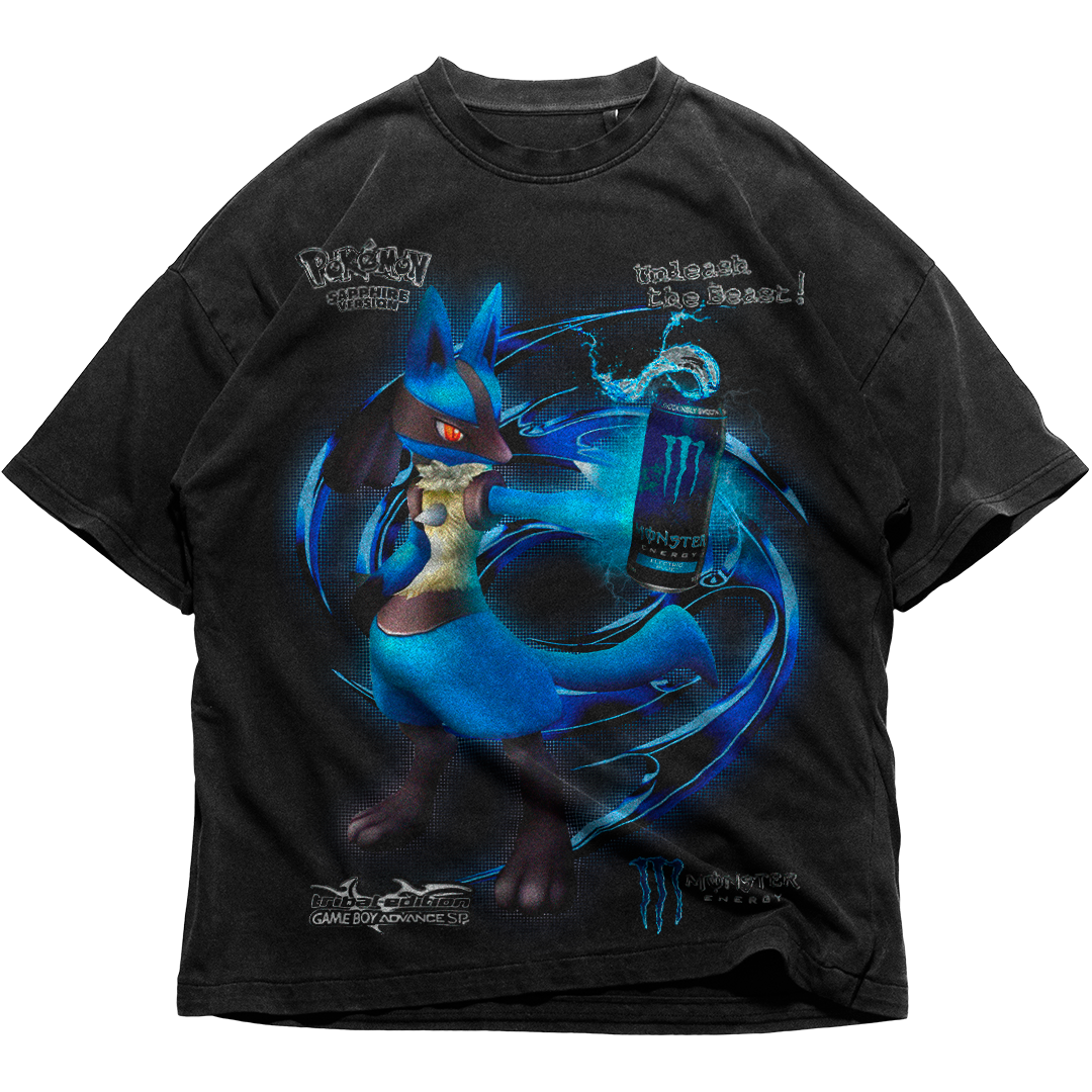 LUCARIO X MONSTER T-SHIRT
