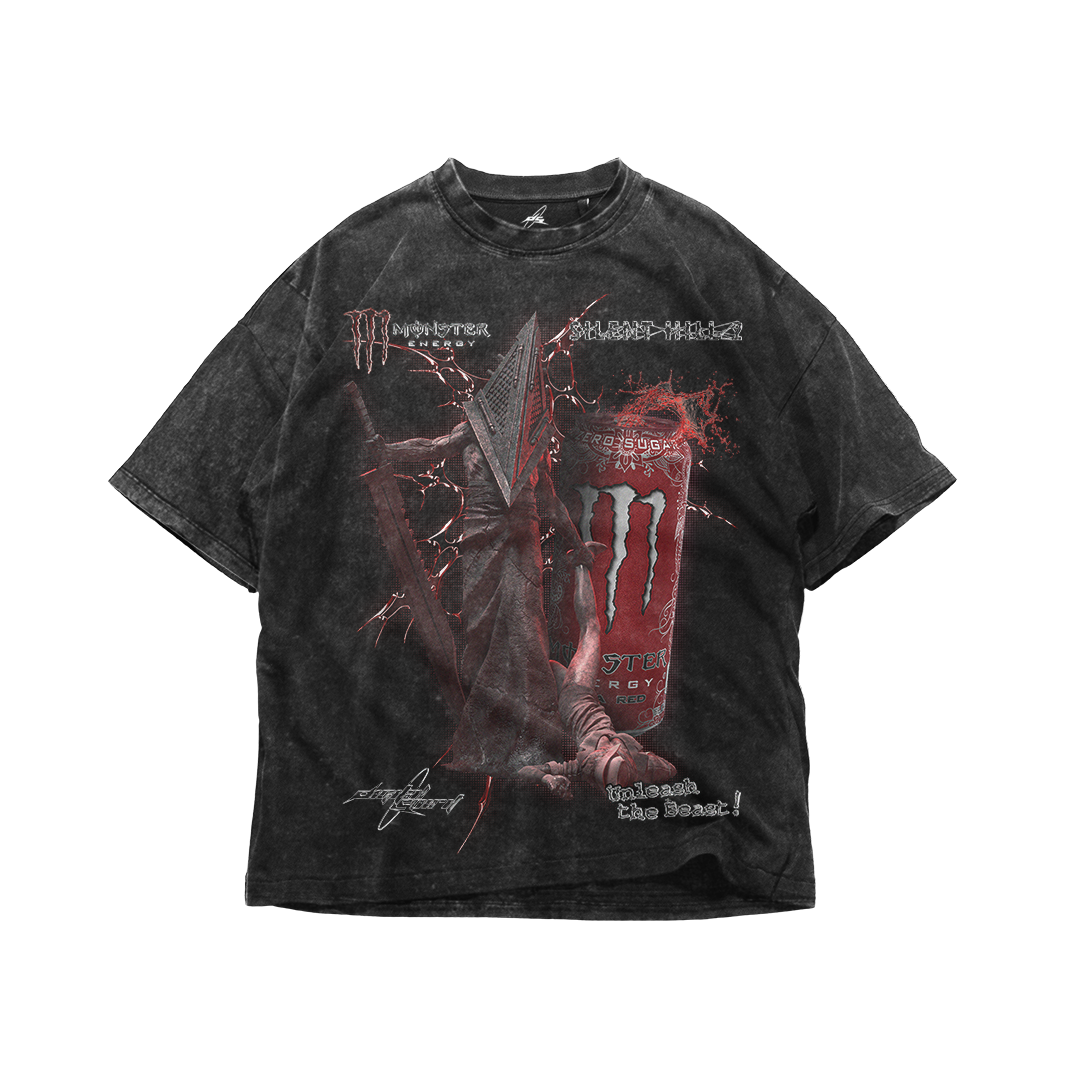 PYRAMID HEAD X RED MONSTER T-SHIRT