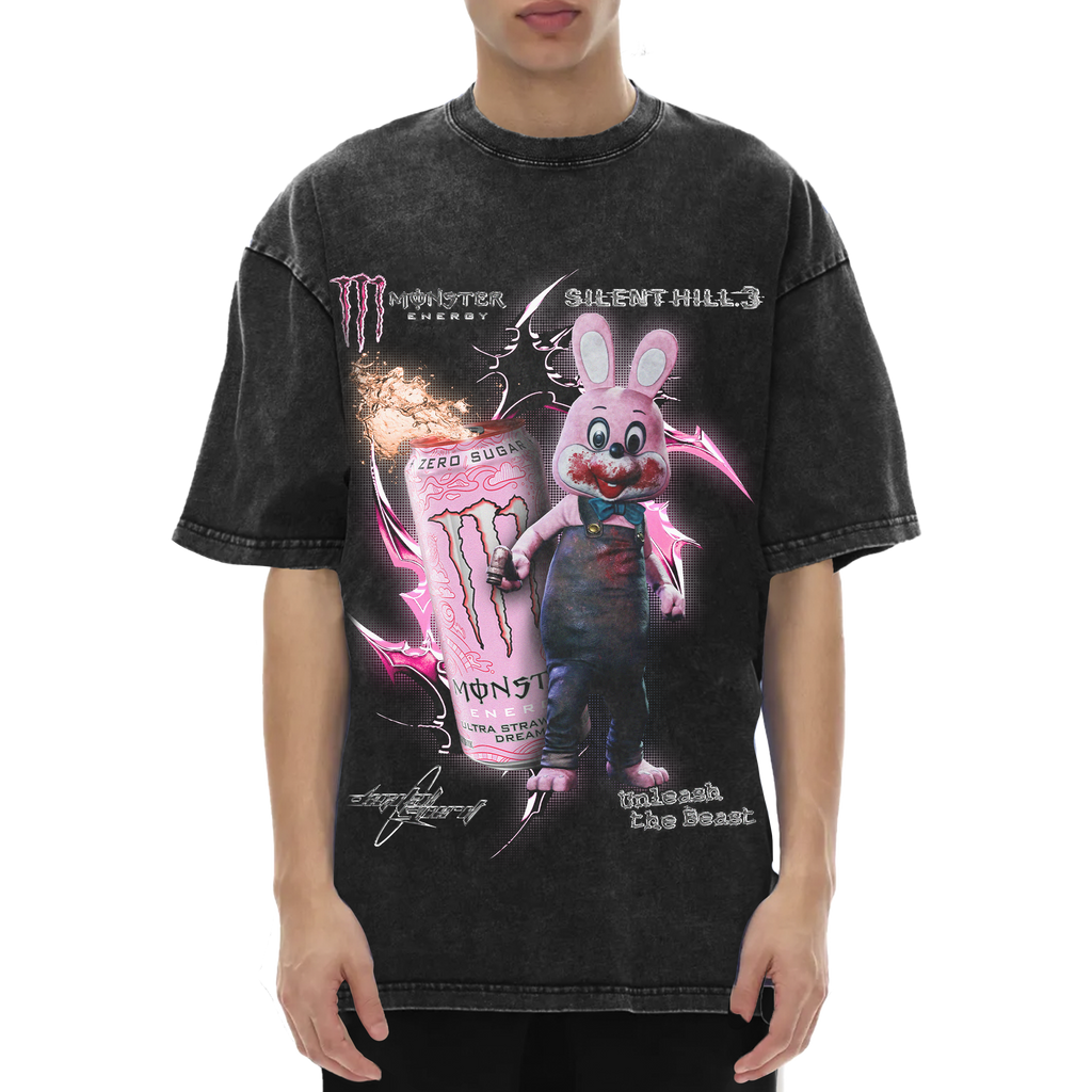 ROBBIE THE RABBIT X MONSTER T-SHIRT
