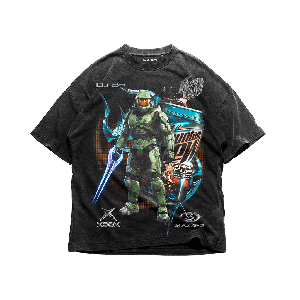 MASTER CHIEF X MOUNTAIN DEW SHIRT